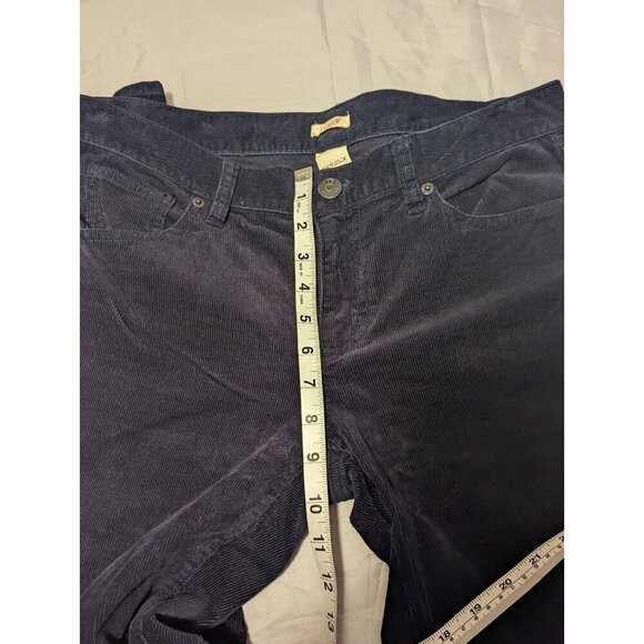 J Crew Jeans Womens 30 Corduroy Toothpick Skinny Pants Casual Black/ Dark Blue - Picture 10 of 15